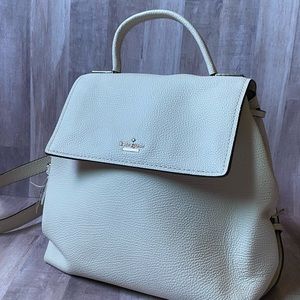 White Kate Spade Backpack